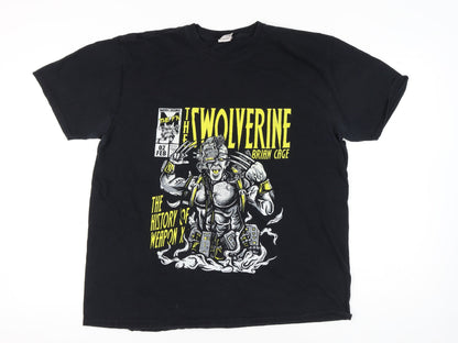Mens UK Size 2XL Gildan Black  T-Shirt