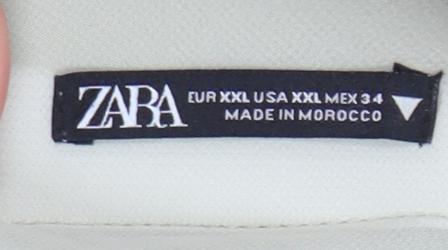 Womens UK Size 18 Zara Ivory Camisole Tank