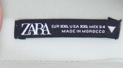 Womens UK Size 18 Zara Ivory Camisole Tank