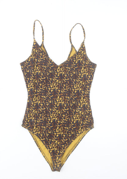 River Island Women’s Multicoloured Animal Print Bodysuit Size 10
