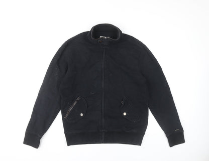 Barbour Mens Full Zip Black Jacket Size M