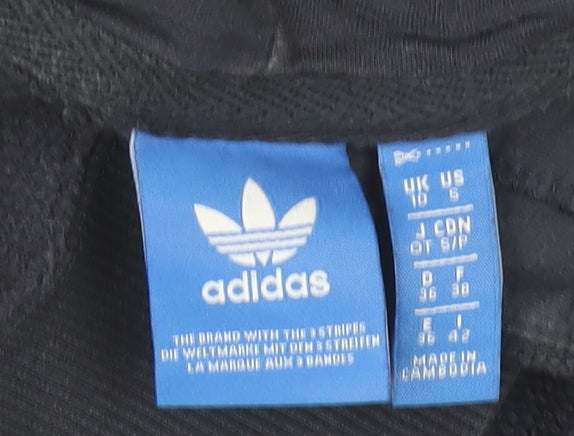 Adidas Womens Blue Cotton Pullover Hoodie Size 10 Long Sleeve