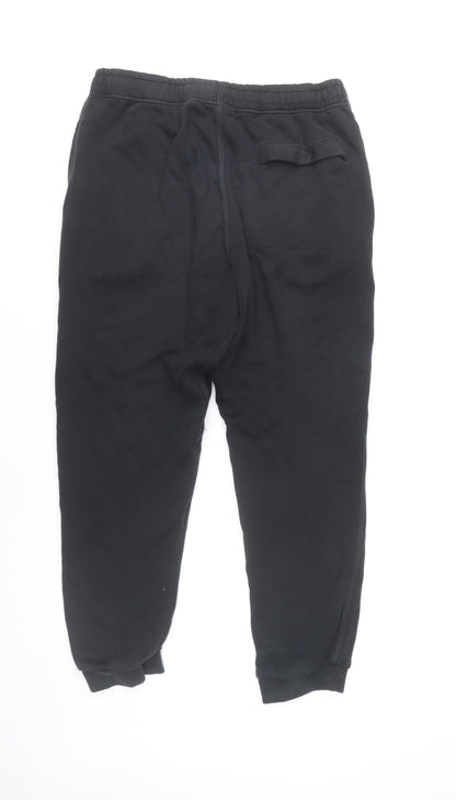 Nike Mens Black XL Jogger Sweatpants Tapered Cotton Blend