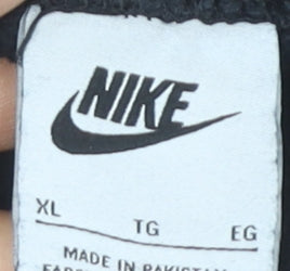 Nike Mens Black XL Jogger Sweatpants Tapered Cotton Blend