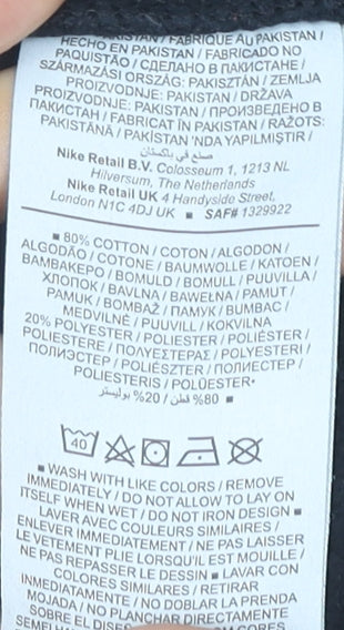 Nike Mens Black XL Jogger Sweatpants Tapered Cotton Blend