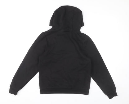 Slazenger Boys Black Pullover Hoodie 13 Years Sports Casual Fleece