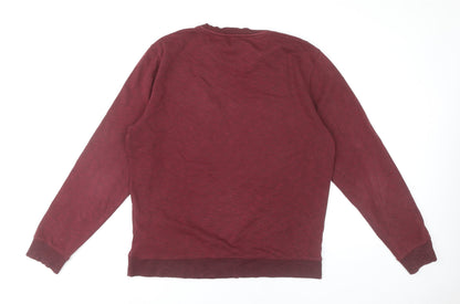 TRN 1961 Mens Red XL Crew Neck Pullover Sweatshirt Regular Fit