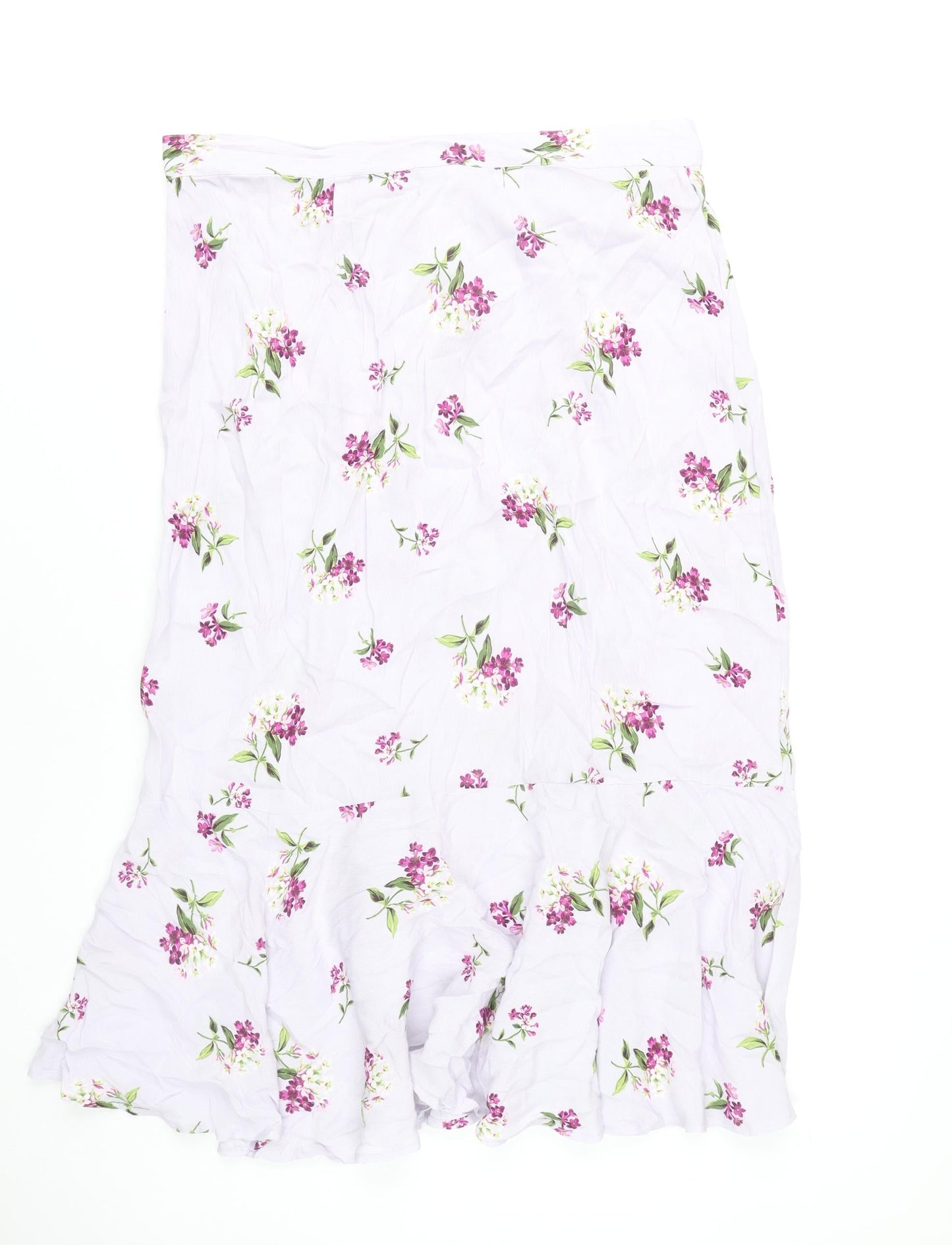 Marks and Spencer Women’s Multicoloured Floral Midi Skirt Size 16