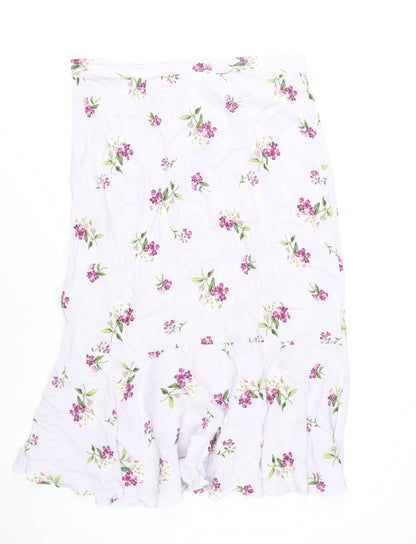 Marks and Spencer Women’s Multicoloured Floral Midi Skirt Size 16