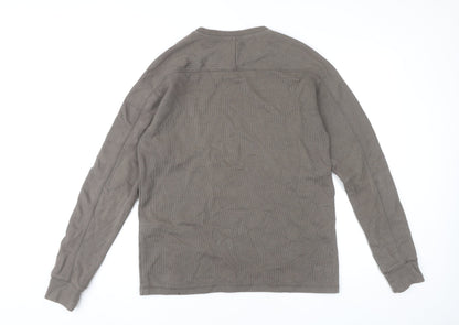 Mens UK Size S AllSaints Brown Pullover Sweatshirt