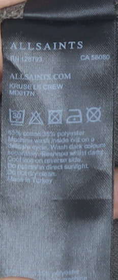 Mens UK Size S AllSaints Brown Pullover Sweatshirt