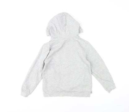 Hullabaloo Boys Grey Pullover Hoodie 7-8 Years NYC Graphic Print Casual