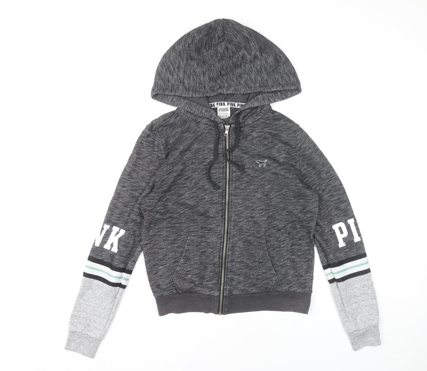 Victoria's Secret PINK Women’s Grey Full Zip Hoodie Size S