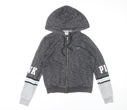 Victoria's Secret PINK Women’s Grey Full Zip Hoodie Size S