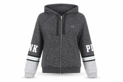 Victoria's Secret PINK Women’s Grey Full Zip Hoodie Size S