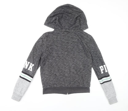 Victoria's Secret PINK Women’s Grey Full Zip Hoodie Size S