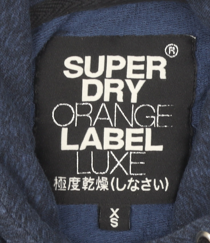 Superdry Women’s Blue XS Pullover Hoodie Lightweight Raglan