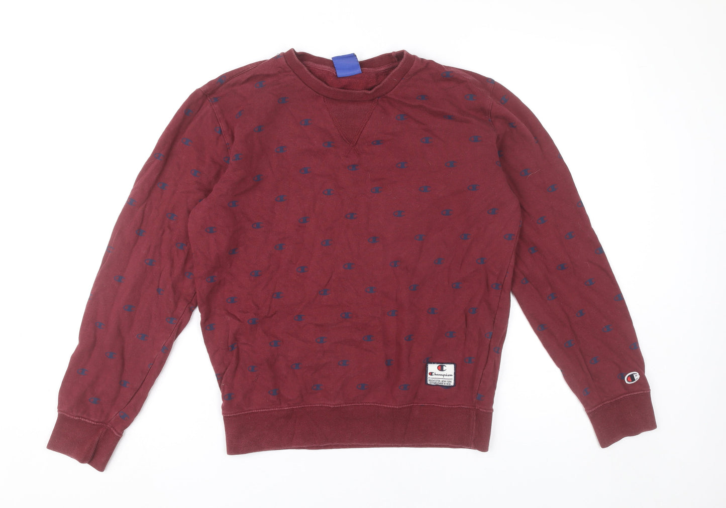 Mens UK Size XS Champion Red Pullover Sweatshirt