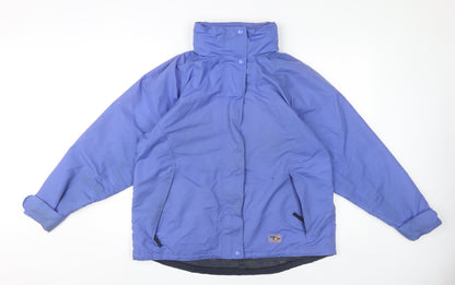 Arctic Storm Womens Blue Size 14 Rain Coat Jacket Waterproof Hooded
