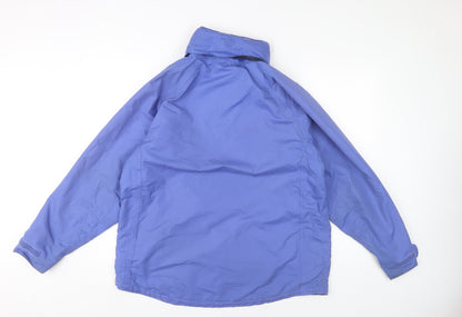 Arctic Storm Womens Blue Size 14 Rain Coat Jacket Waterproof Hooded