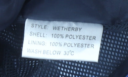 Arctic Storm Womens Blue Size 14 Rain Coat Jacket Waterproof Hooded