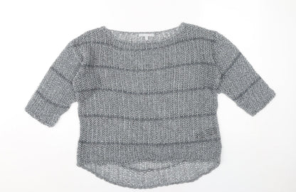 Womens UK Size M Marks and Spencer Grey Pullover Jumper