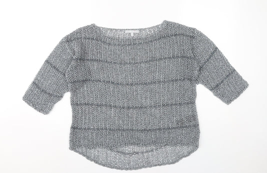 Womens UK Size M Marks and Spencer Grey Pullover Jumper