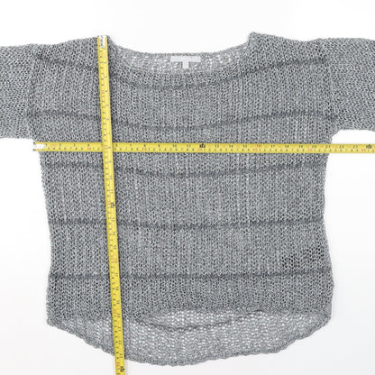 Womens UK Size M Marks and Spencer Grey Pullover Jumper