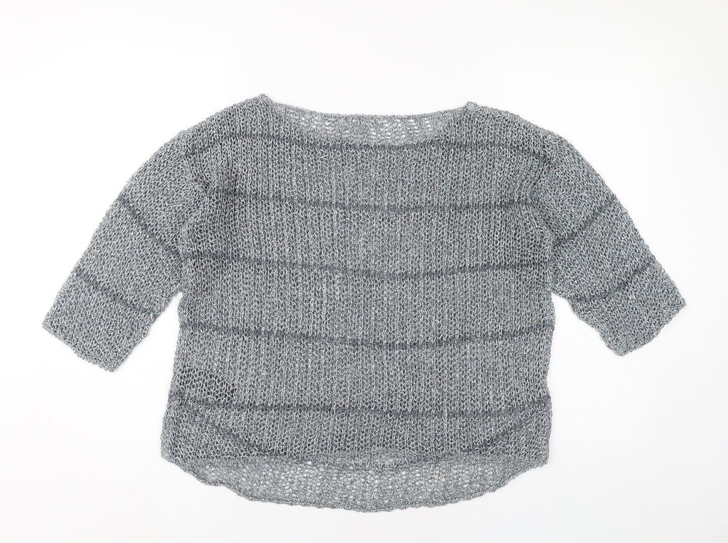 Womens UK Size M Marks and Spencer Grey Pullover Jumper