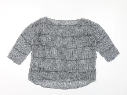 Womens UK Size M Marks and Spencer Grey Pullover Jumper