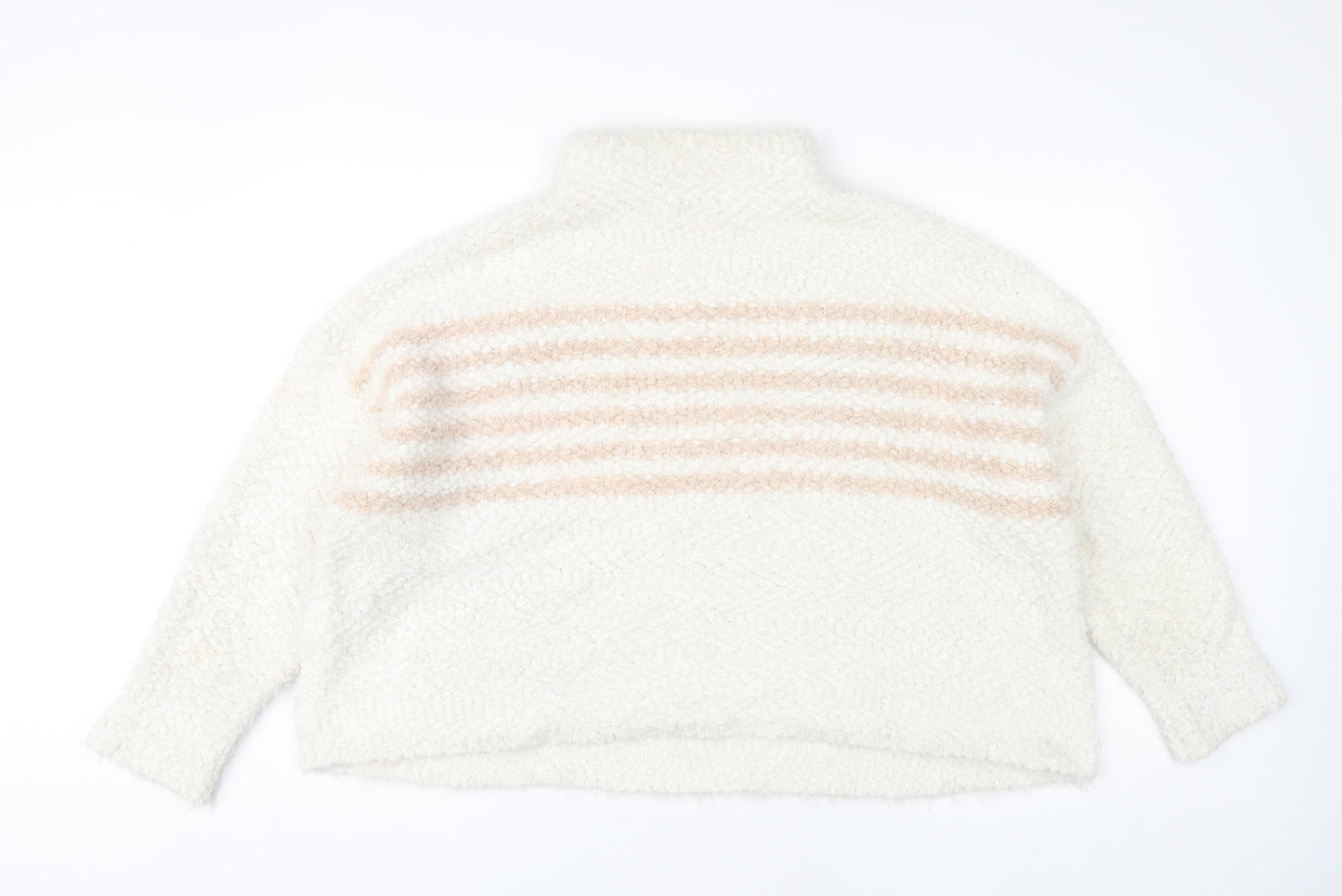 Womens UK Size 20 Roman Ivory Pullover Jumper