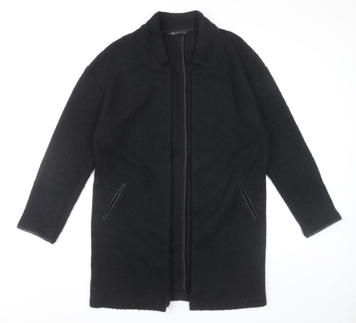 Womens UK Size 10 Marks and Spencer Black Cardigan Jumper