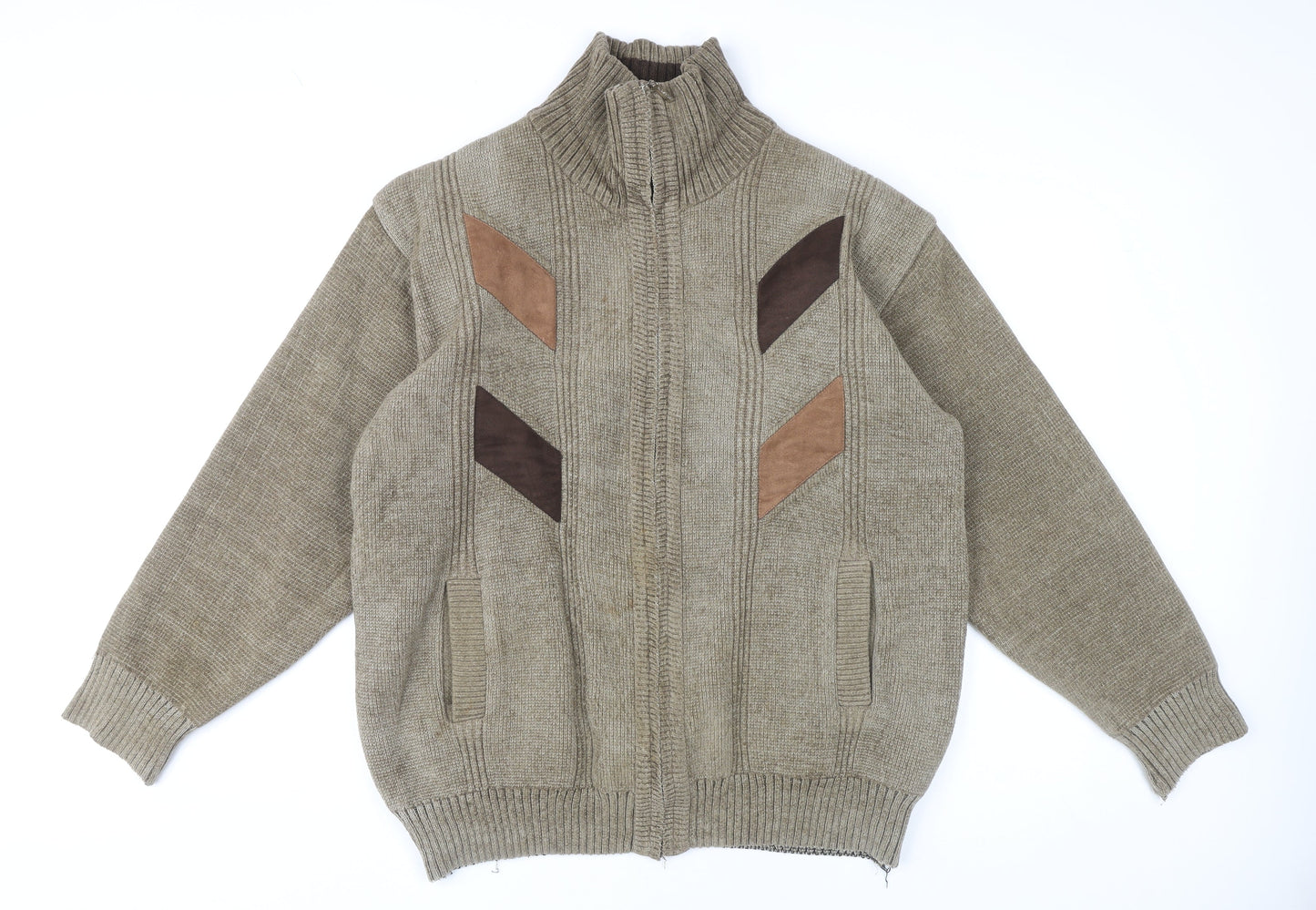Mens UK Size XL Raphael Valencino Beige Basic Jacket