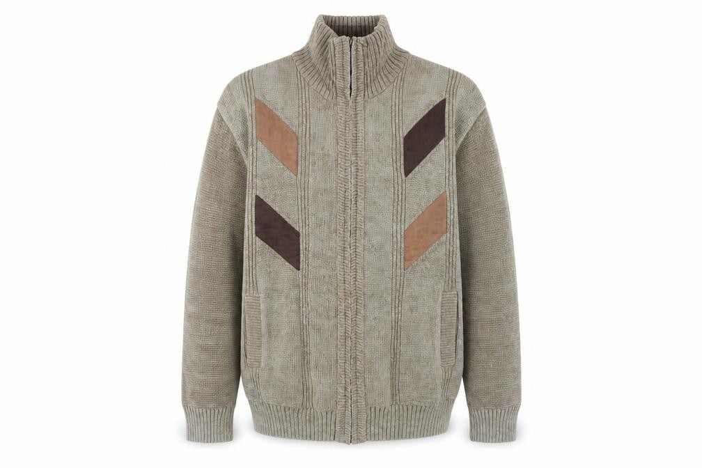Mens UK Size XL Raphael Valencino Beige Basic Jacket
