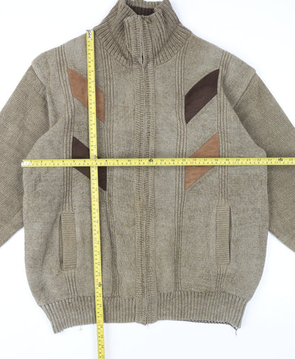 Mens UK Size XL Raphael Valencino Beige Basic Jacket