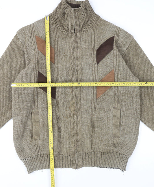 Mens UK Size XL Raphael Valencino Beige Basic Jacket