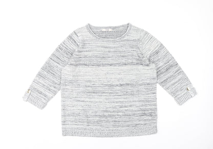 Womens UK Size 16 Marks and Spencer Grey Pullover Jumper