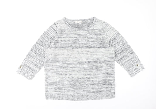 Womens UK Size 16 Marks and Spencer Grey Pullover Jumper