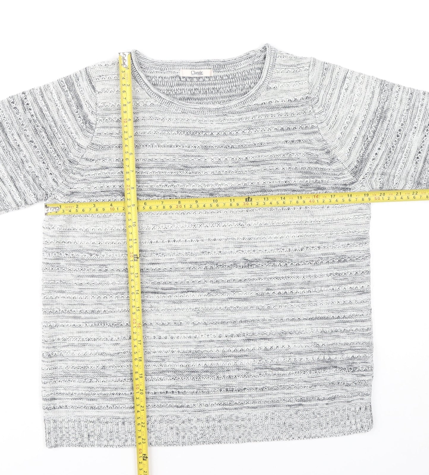 Womens UK Size 16 Marks and Spencer Grey Pullover Jumper