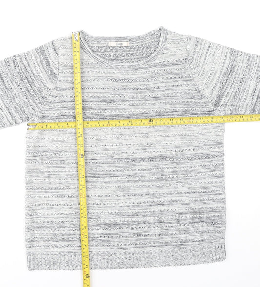 Womens UK Size 16 Marks and Spencer Grey Pullover Jumper