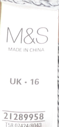 Womens UK Size 16 Marks and Spencer Grey Pullover Jumper