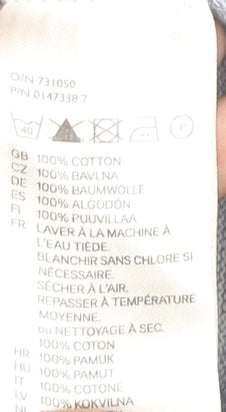 H&M Women Blue Cotton Pullover Jumper Size S Crew Neck Knitwear