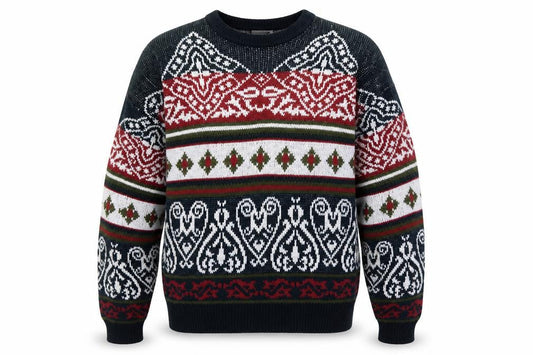 Botany Bay Traders Men's Multicoloured M Fair Isle Knit Jumper