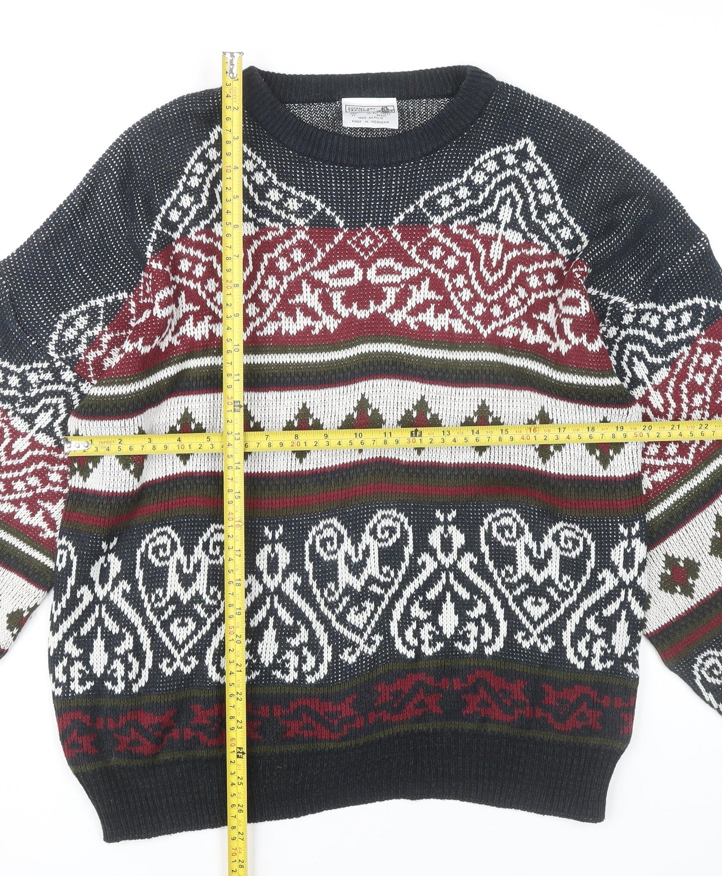 Botany Bay Traders Men's Multicoloured M Fair Isle Knit Jumper