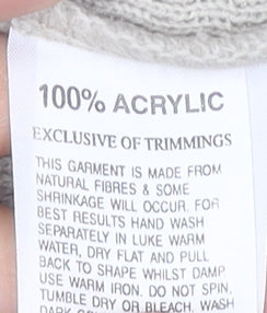 Petroleum Men’s Beige Knit Pullover Jumper M Crew Neck Short Sleeve