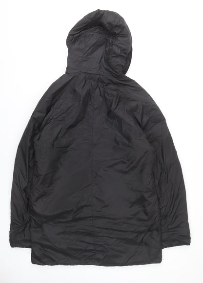 Mens UK Size M SikSilk Black Puffer Jacket