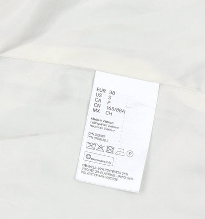 H&M Women’s Grey Shawl Lapel Blazer Size 10 Regular Fit