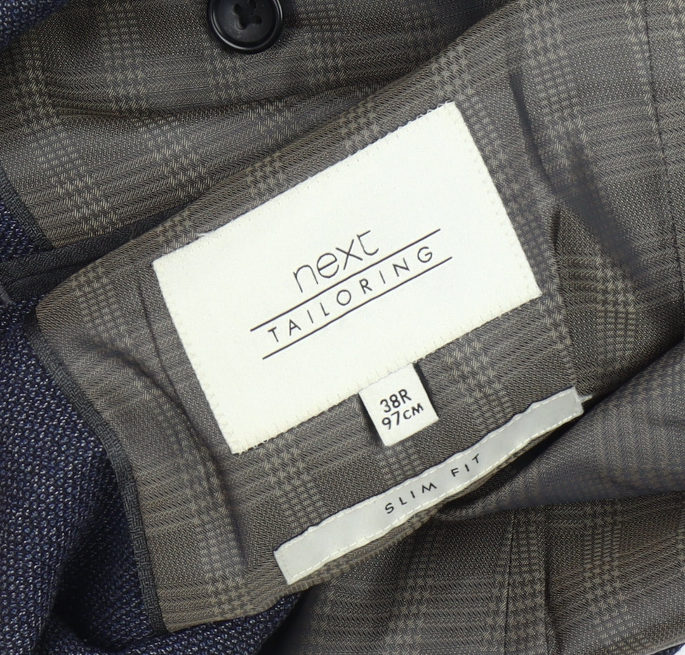 Mens UK Size 38 NEXT Regular Blue Suit Jacket