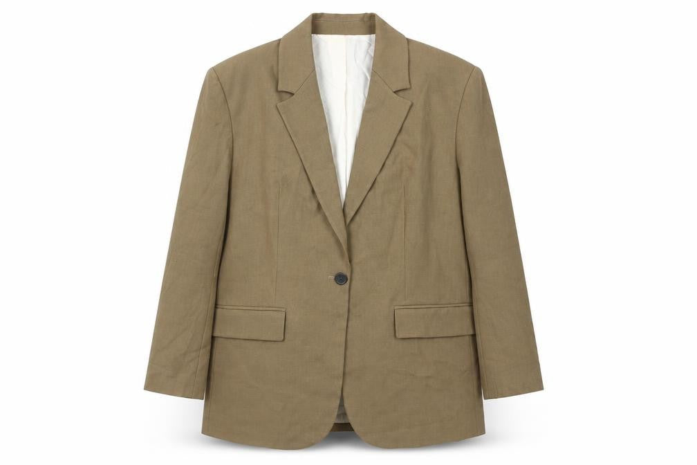 Womens UK Size XL Zara Regular Brown Blazer