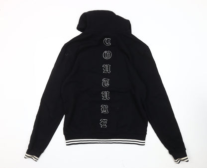 The Couture Club Mens Black Pullover Hoodie Size M Embroidered Logo